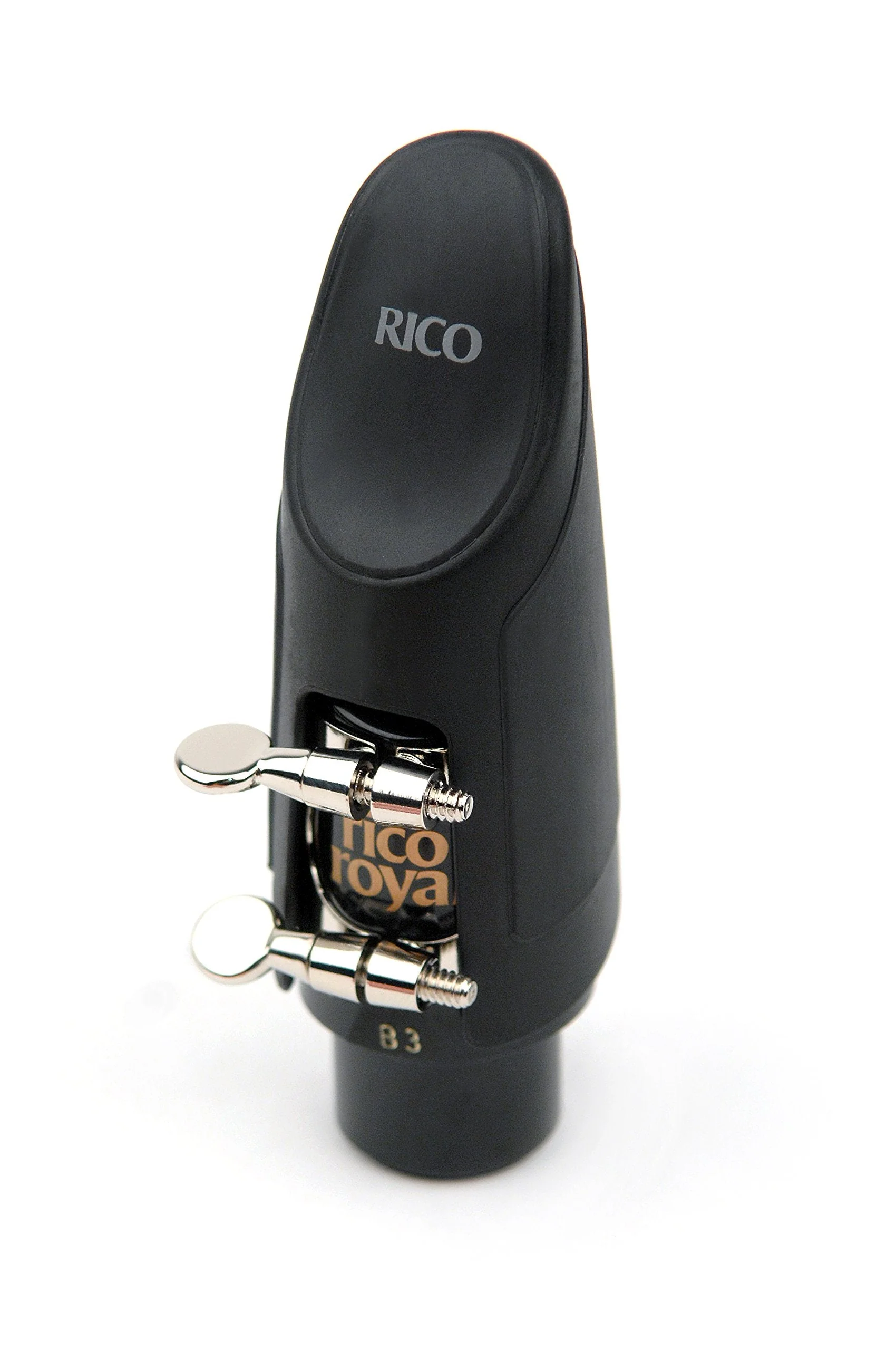 Rico Ligature & Cap, Soprano Sax, Nickel Plated Ligature & Cap Sets - Image 4