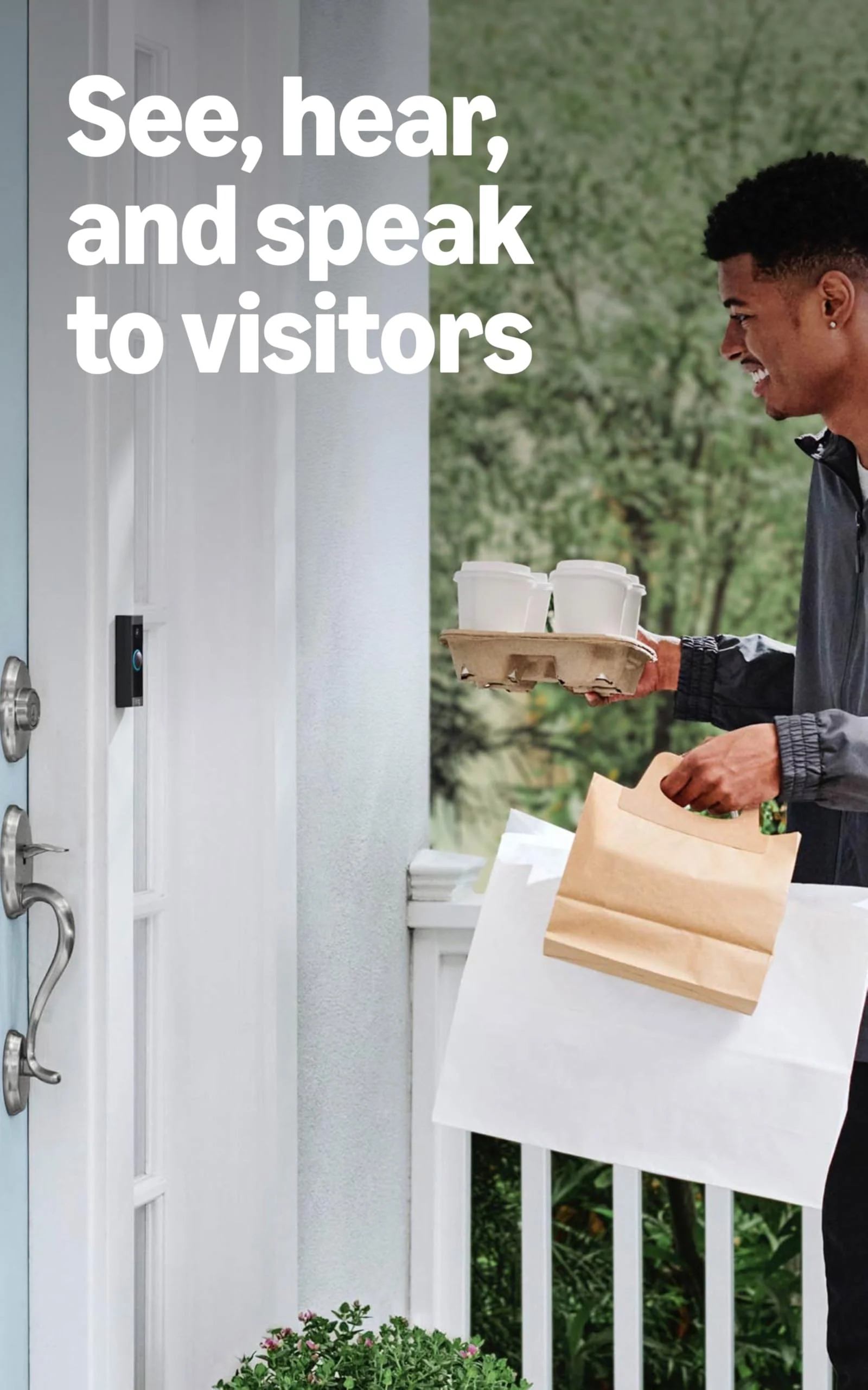 Ring Video Wired Doorbell (newest model), Home or business security, Two-Way Talk, advanced motion detection, HD camera and real-time alerts to monitor your front door (wiring required) 1 doorbell Doorbell Only - Image 4
