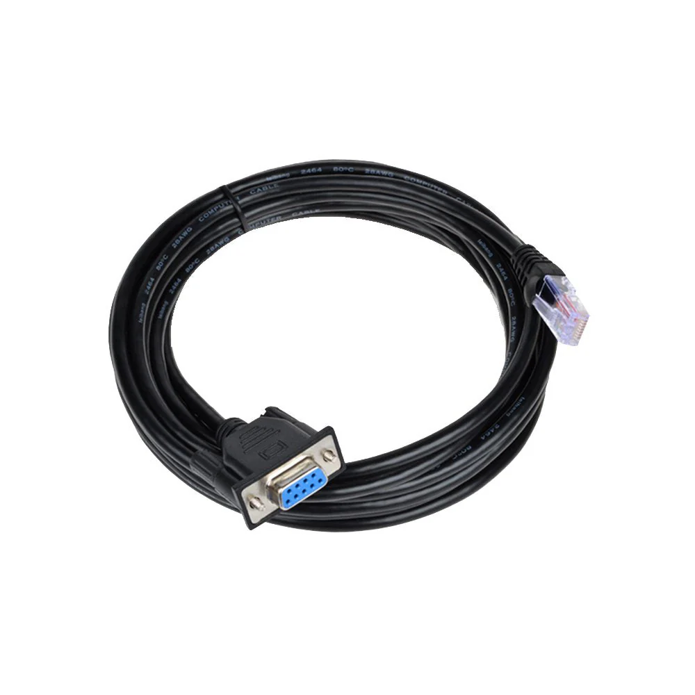 RJ45 to RS232, DB9 9-Pin Serial Port Female to RJ45 Cat5 Ethernet LAN Console 4.9Ft - Image 3