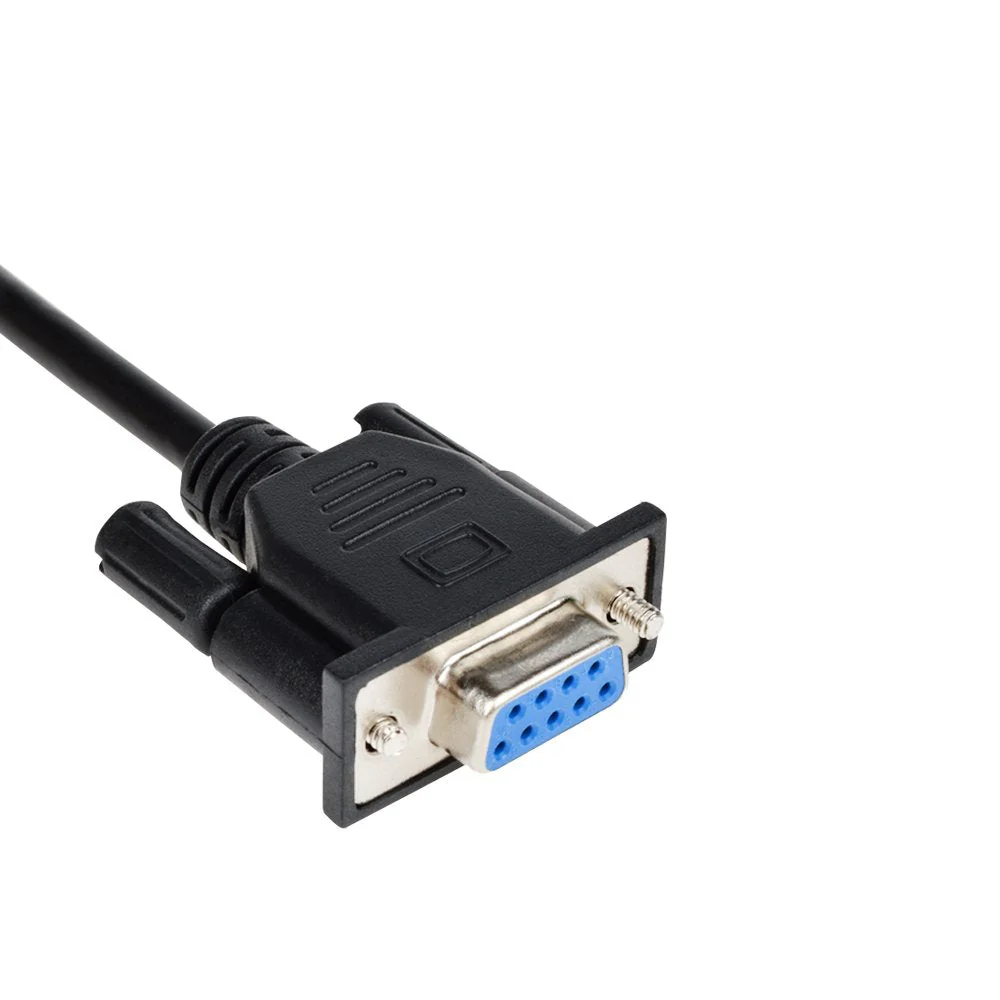 RJ45 to RS232,LFHUKEJI DB9 9-Pin Serial Port Female to RJ45 Female Cat5 Ethernet LAN Console 3.3Ft - Image 2