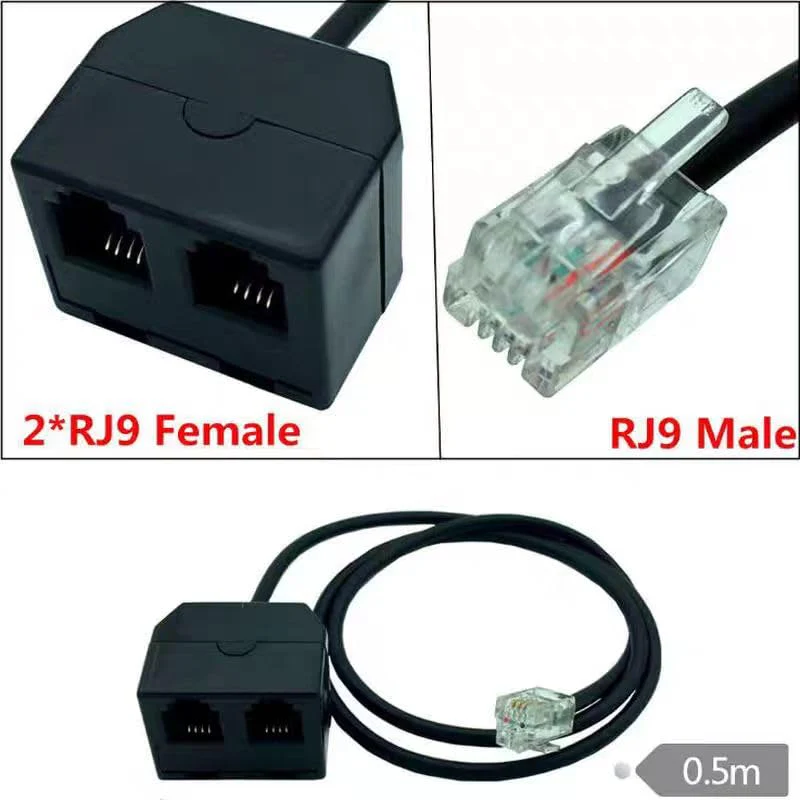 RJ9 Telephone Training Adapter Y Splitter Compatible for Headset or Handset for Norstar, Nortel Meridican, Avaya, Ashtra, Mitel, Polycom, Plantronic Ge and Other IP Phone .Headset Buddy Adapter - Image 2
