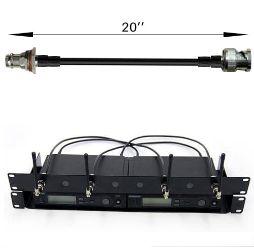 RK Antenna Extension Cable with BNC and Bulkhead Connector for Wireless Microphone Combination System, Lenght 20‘’ (4 Pack) - Image 3