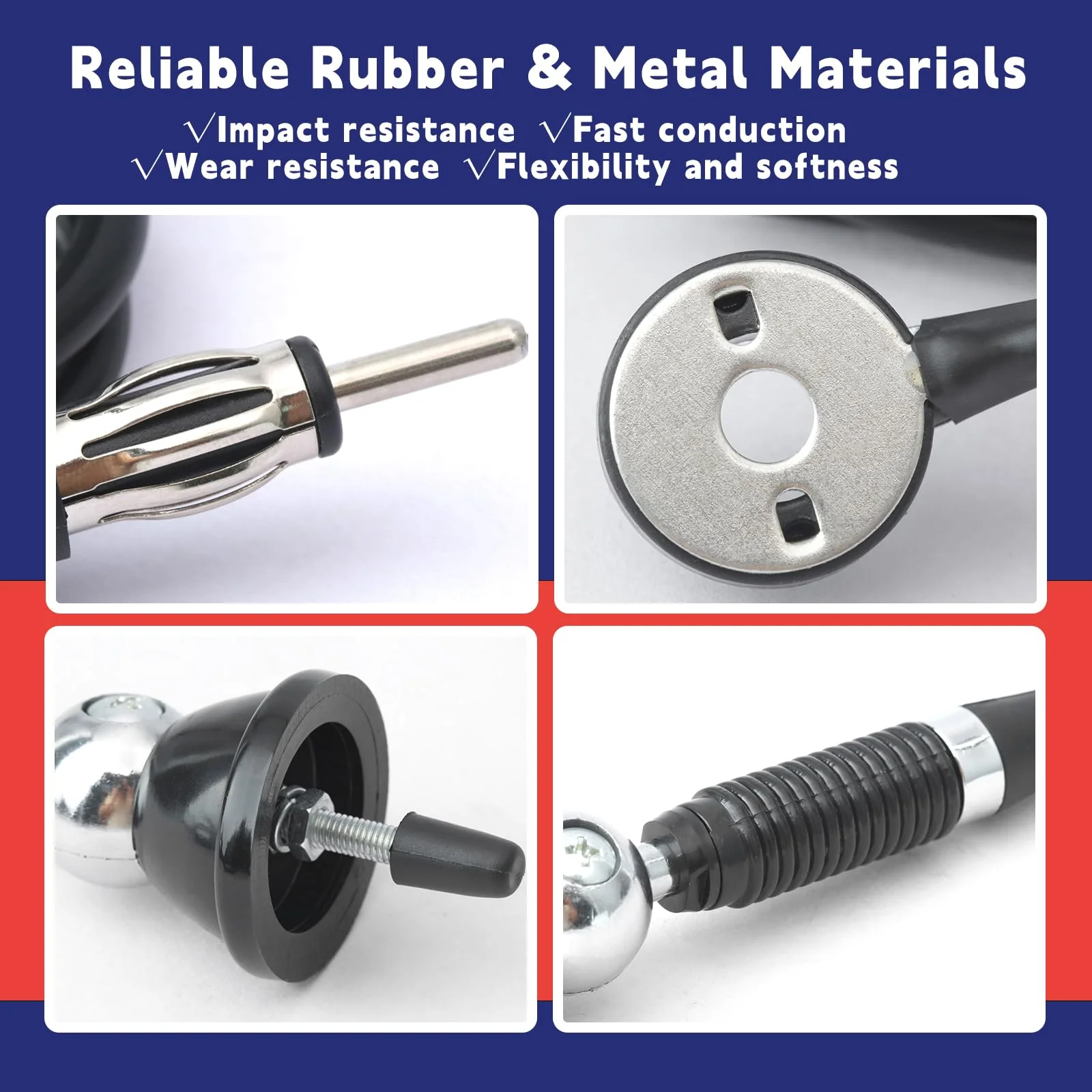 RMA60 Rubber Radio Antenna Replacement for John Deere for Kubota for Massey Ferguson for Yanmar Tractor - Image 4