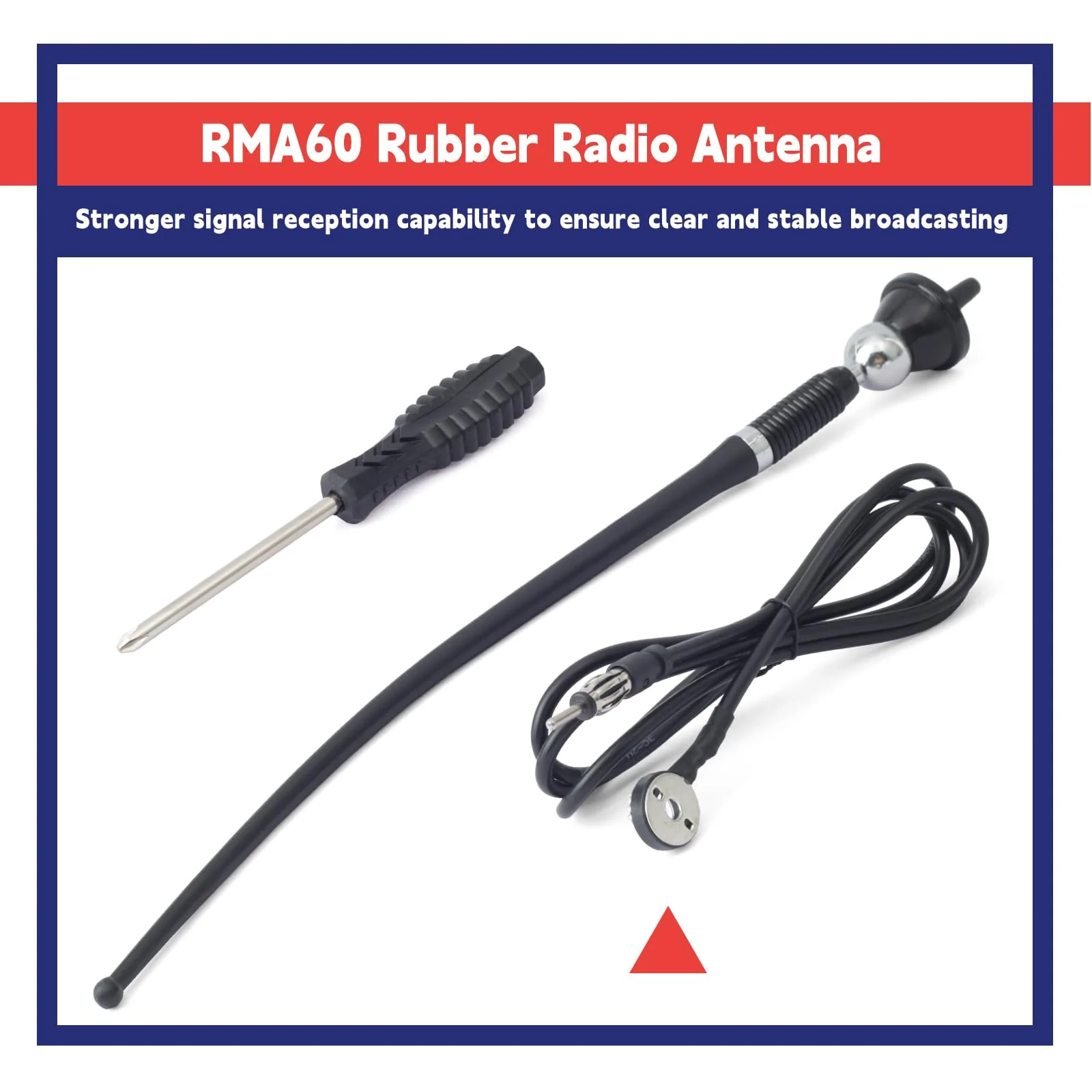 RMA60 Rubber Radio Antenna Replacement for John Deere for Kubota for Massey Ferguson for Yanmar Tractor - Image 5