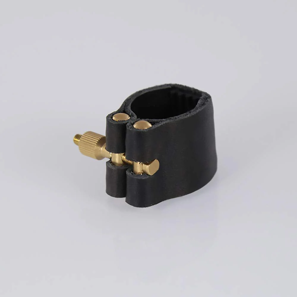 Rochix Genuine Leather Ligature and Plastic Cap for Bb Clarinet clarinet genuine leather ligature - Image 3