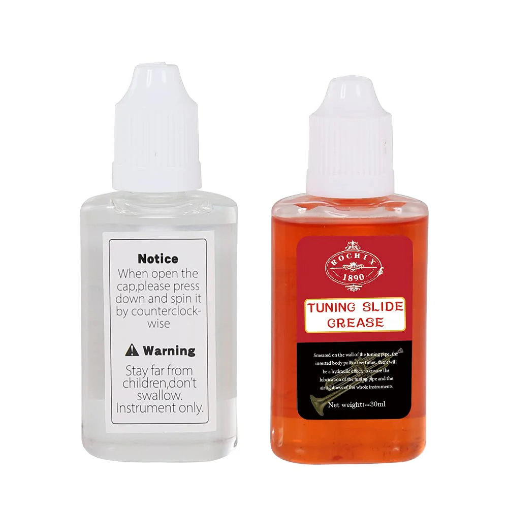Rochix Synthetic Valve Oil & Tuning Slide Grease for Trumpet,Trombone,French Horn,Tuba,Euphonium and Other Brass Instruments 2 in 1 - Image 6