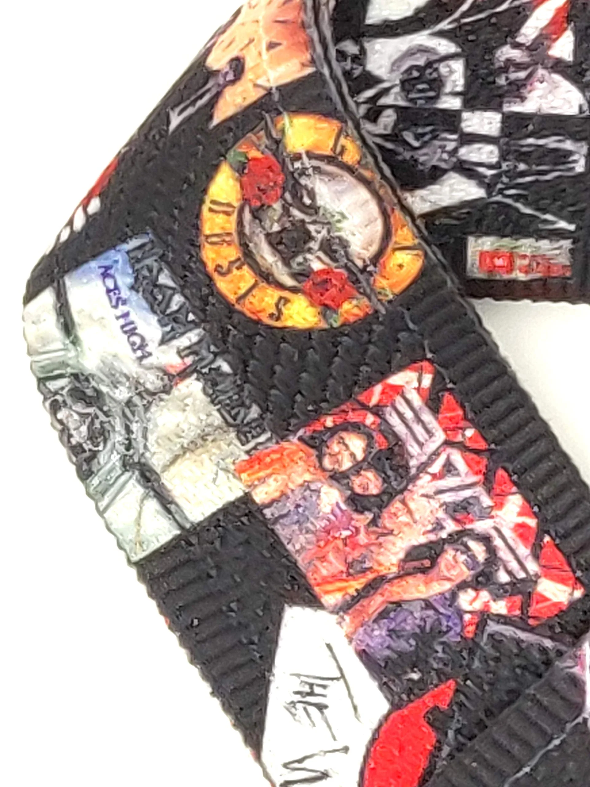 Rock Bands Cotton 2.3 Inches Wide Guitar Strap | 100% Cotton with genuine leather - Image 5