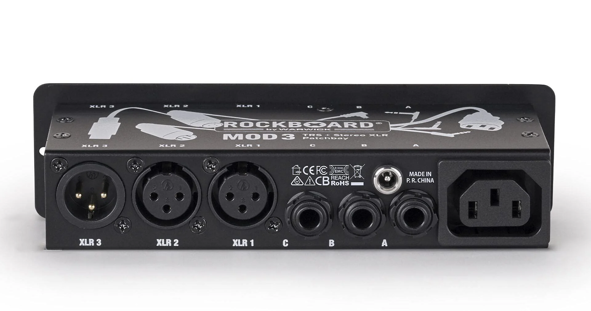 Rockboard RBO B MOD 3 V2 RockBoard Module 3 V2 with XLR, TRS for Vocal - Image 3