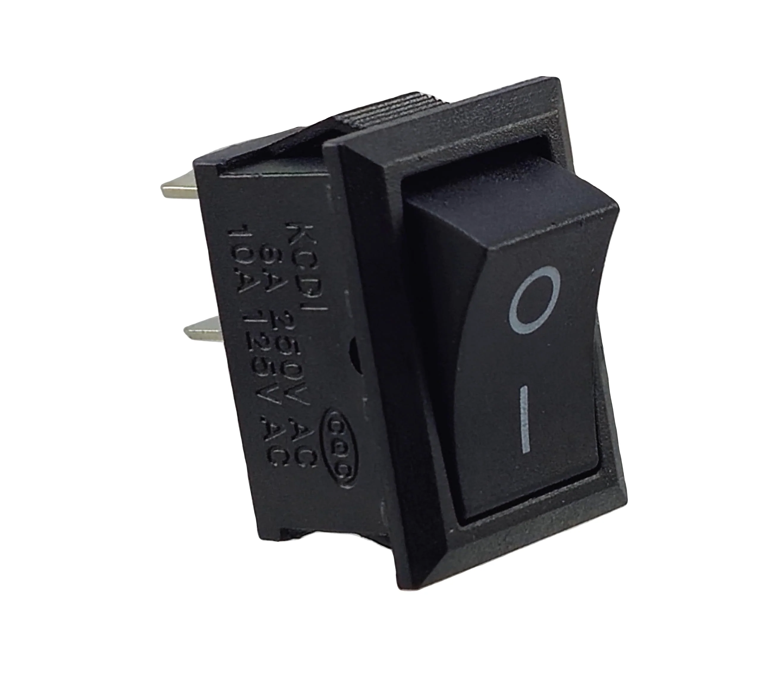 Rocker Switch, Toggle Switch, Device Switch, Mini Rocker Switch 250V 6A 125V 10A AC, KCD1 (6V 9V 12V 24V 125V AC/DC) Black Rectangular 19 x 13 mm, 2-Pin On/Off - Image 4