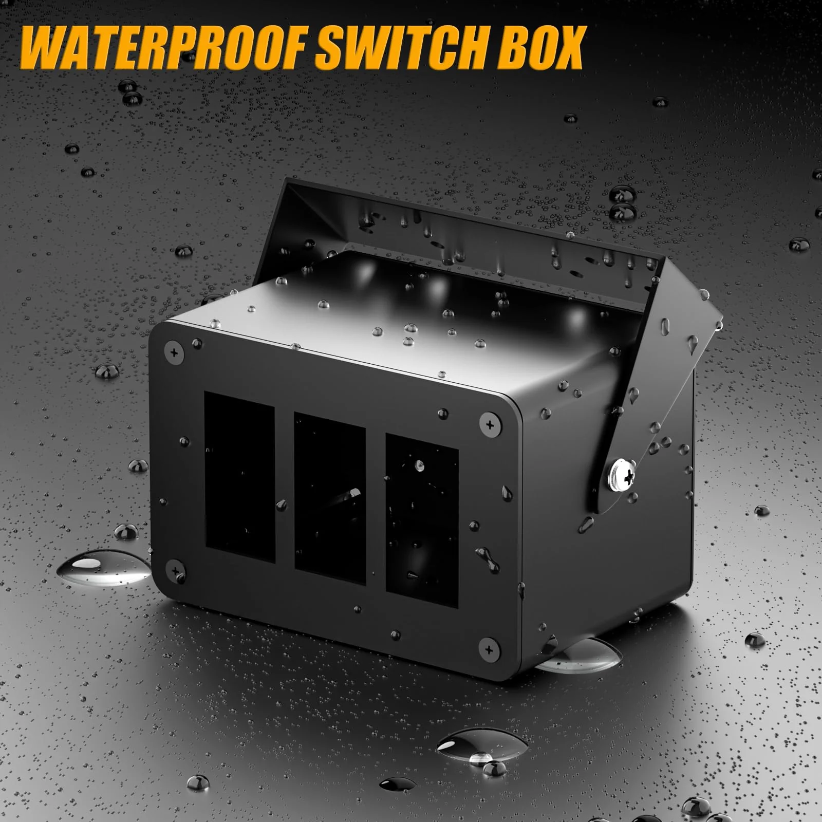 Rocker/Toggle Switch Box - 3 Gang Switches Installation housing for Pickup Truck Car UTV Off Road Marine… Small-3 Gang - Image 6