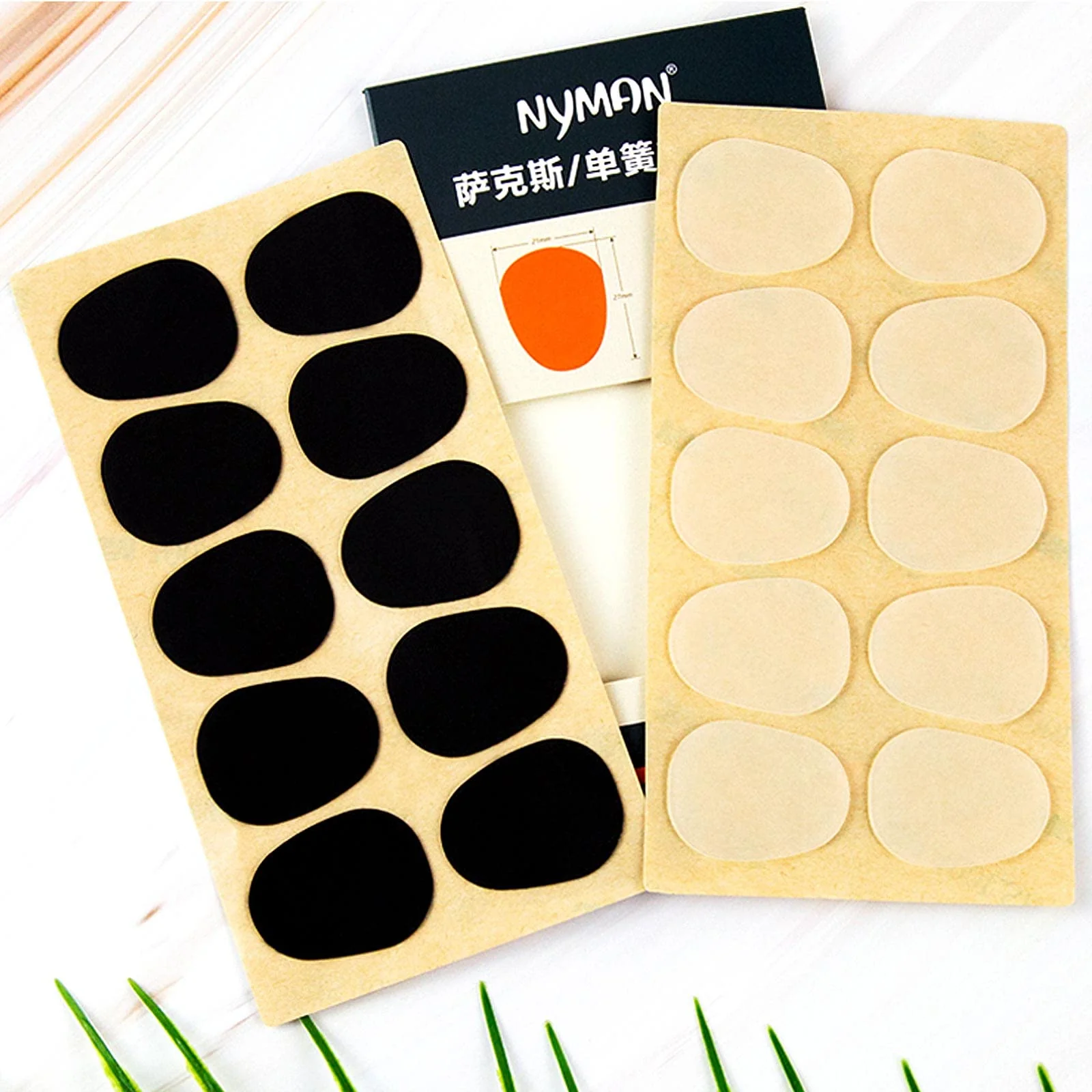 Rockhouse Saxophone Mouthpiece Pads Patch Teeth Cushion Clear 0.8mm Silicone Pad Alto Tenor Sax Accessory, 10-pack sax 0.8mm - Image 7