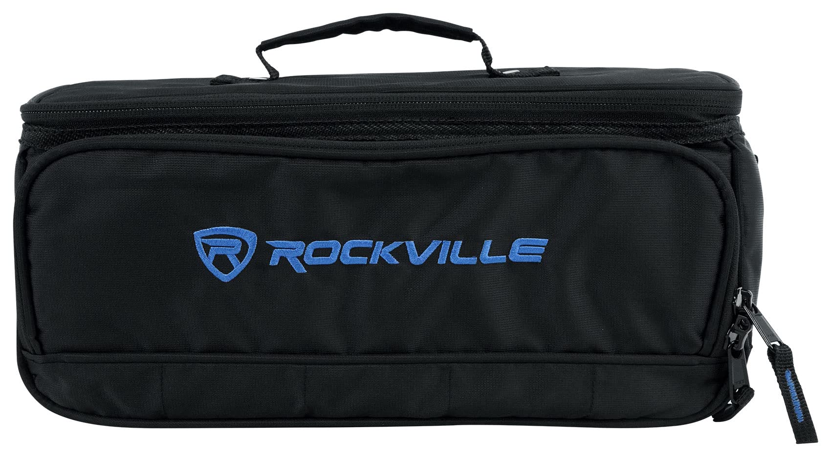Rockville MB147 DJ Gear Mixer Gig Bag Case 14x7x6.5 Inches + 13" Laptop Pocket, Dual Foam Padding, Rugged Nylon, for DJs and Musicians - Image 4