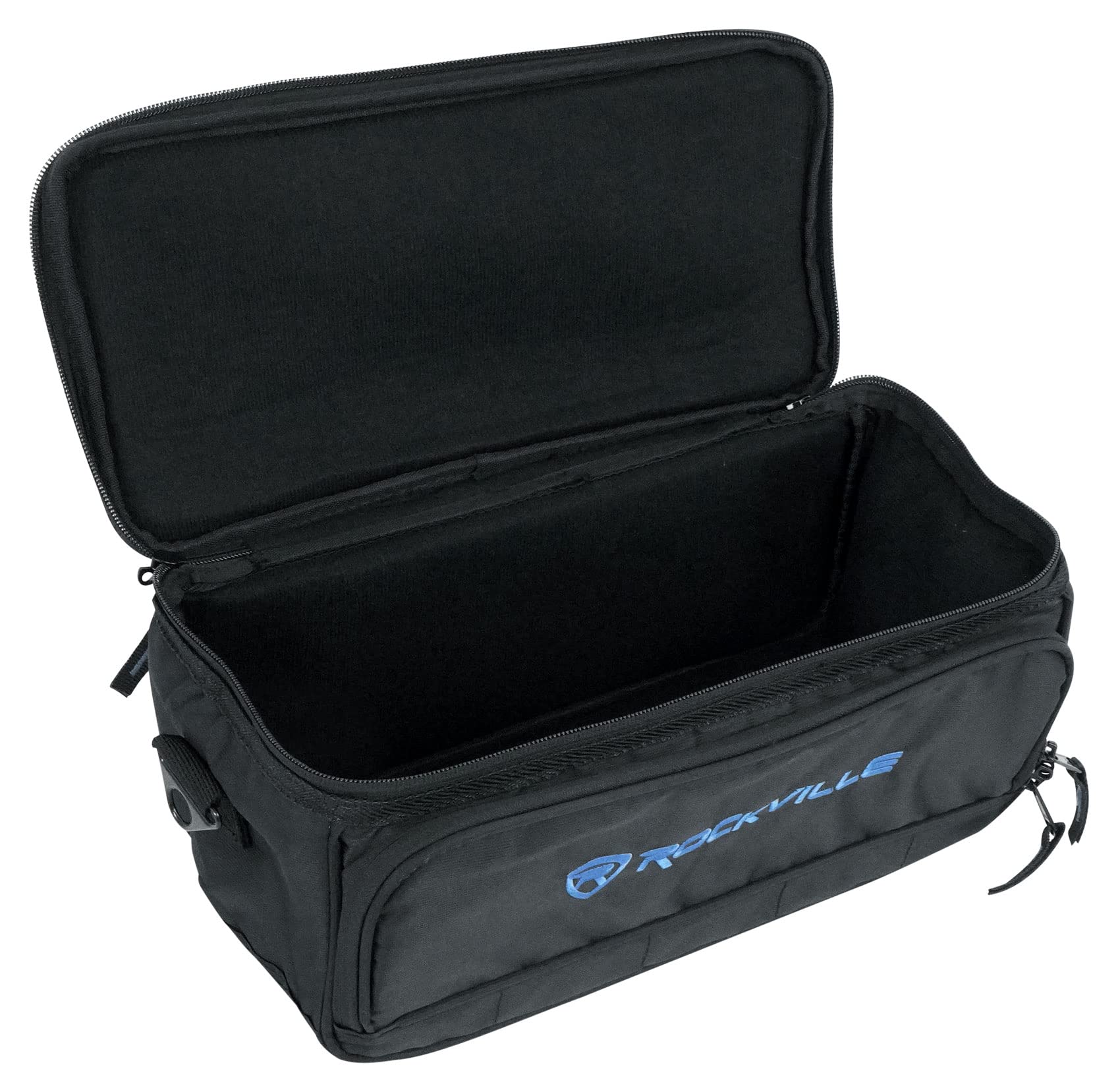 Rockville MB147 DJ Gear Mixer Gig Bag Case 14x7x6.5 Inches + 13" Laptop Pocket, Dual Foam Padding, Rugged Nylon, for DJs and Musicians - Image 7