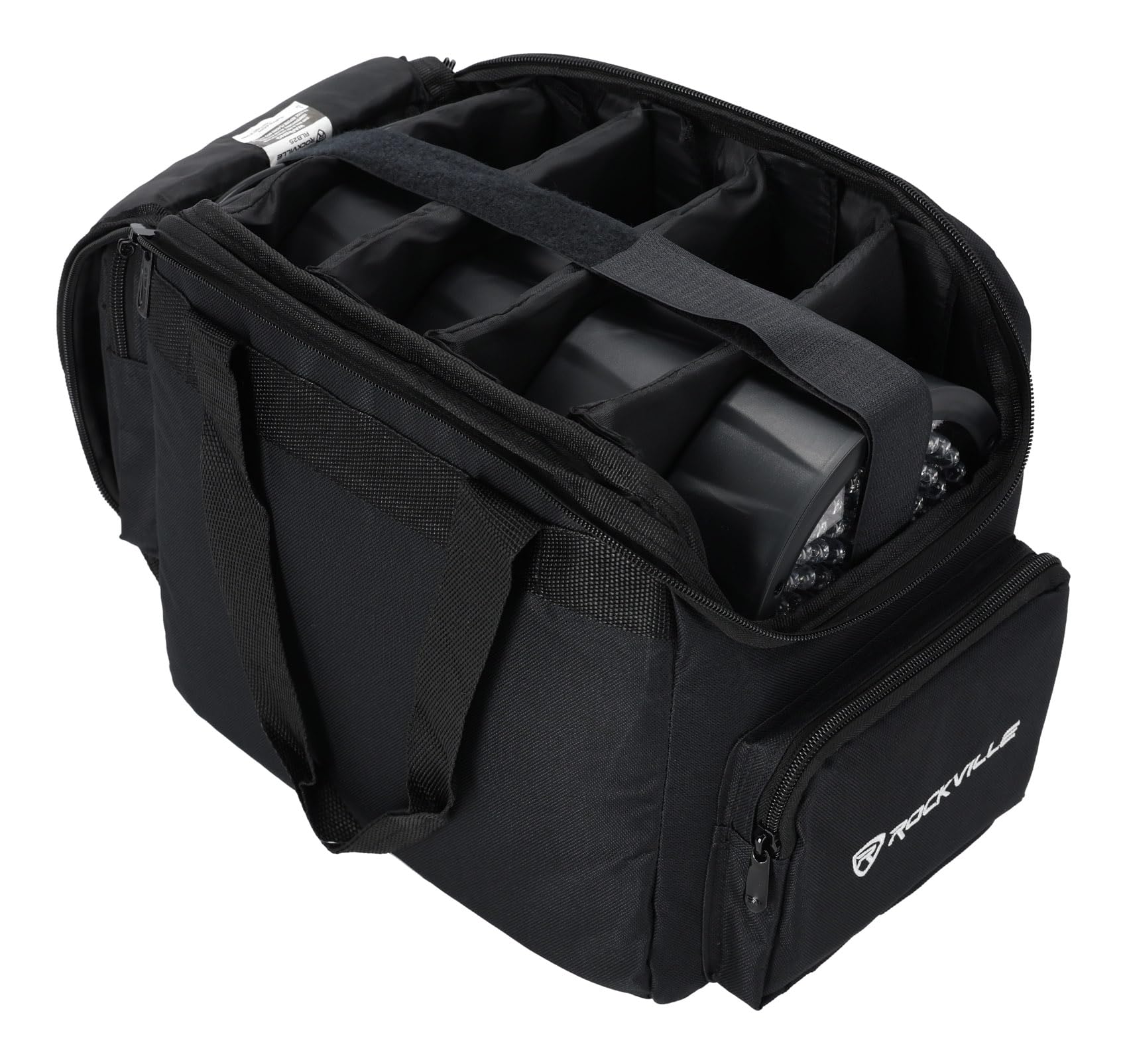 Rockville RLB25 Lighting Bag for (4) Par Lights SlimPAR 64 or RGBA + Controller - Image 5