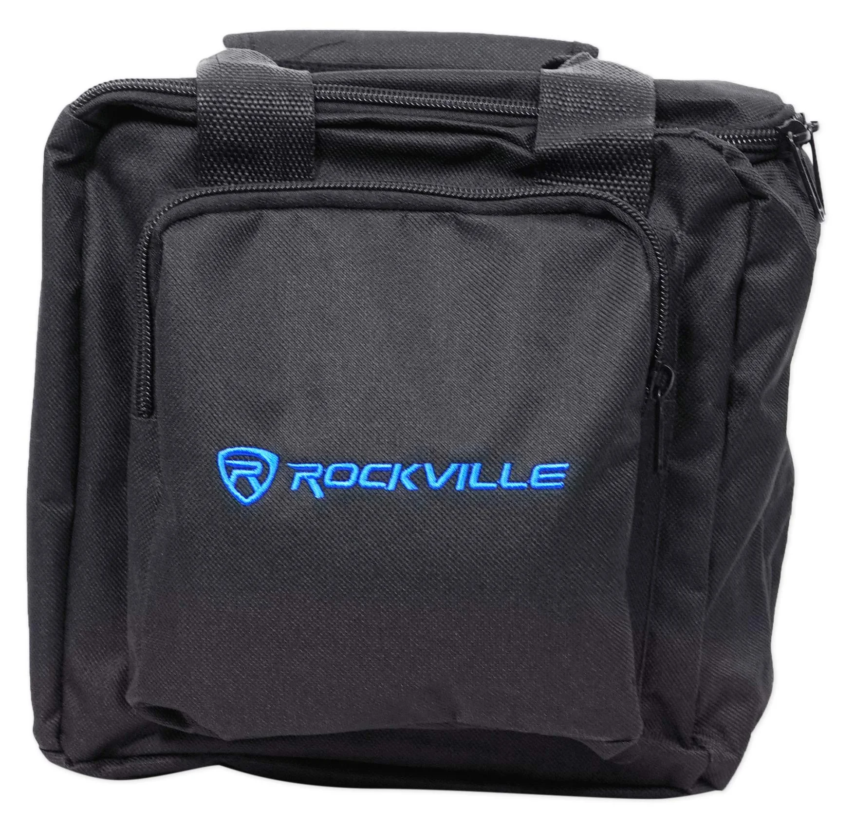 Rockville RLB90 Universal Travel Bag for 2 Slim LED Par Lights, Controller and Cables, Extra-Thick Padding, Removable Dividers, Zippered Pockets, for DJs and Mobile Entertainers - Image 3