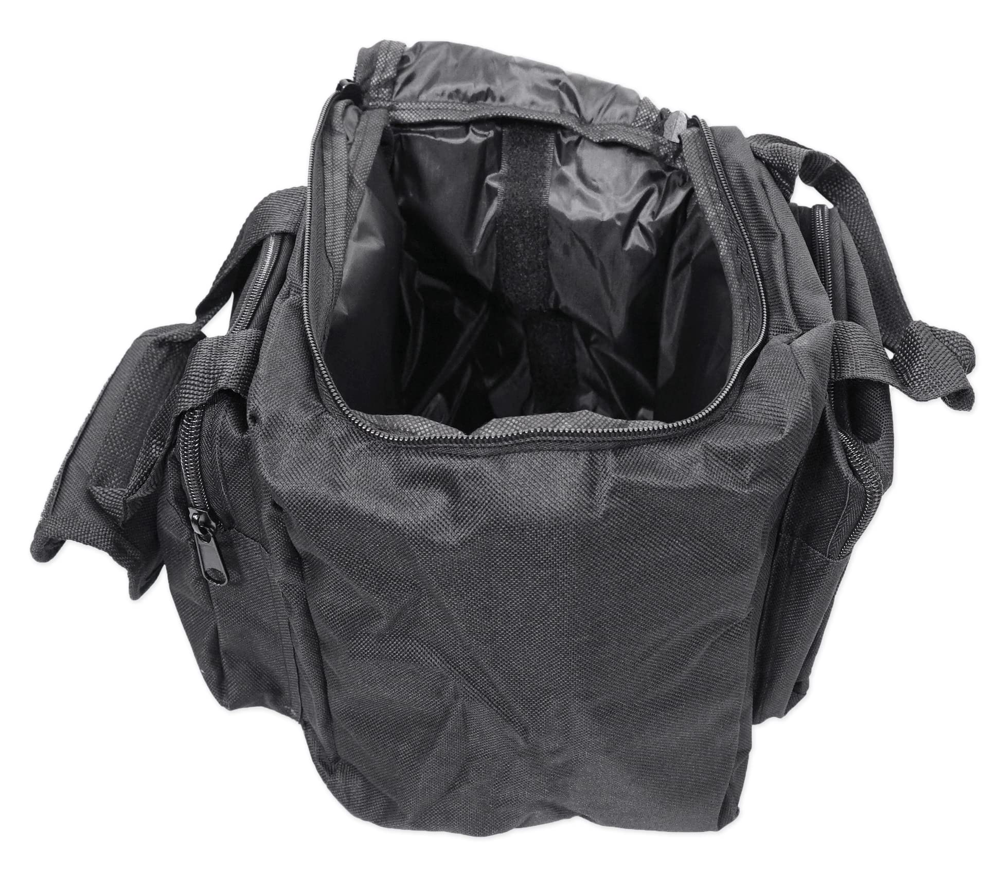 Rockville RLB90 Universal Travel Bag for 2 Slim LED Par Lights, Controller and Cables, Extra-Thick Padding, Removable Dividers, Zippered Pockets, for DJs and Mobile Entertainers - Image 5