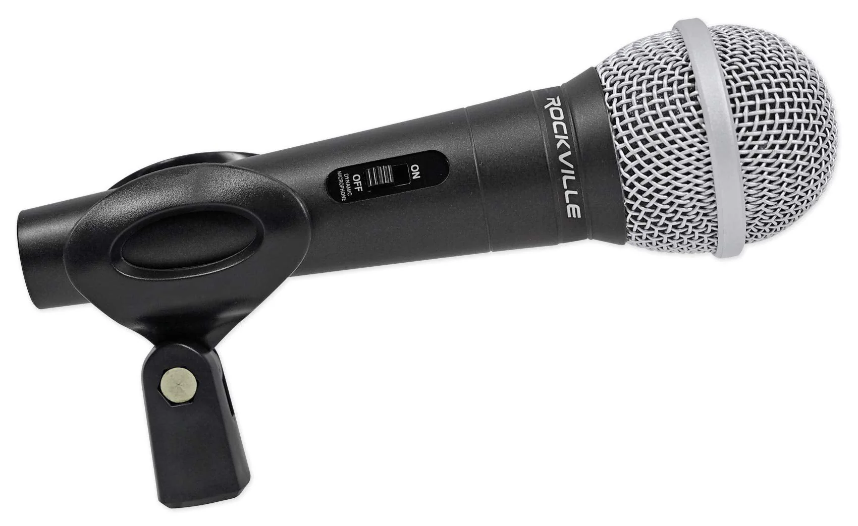 Rockville RMC-XLR Wired Dynamic Microphone, Full Metal Body, M-56 Cartridge, (2) 10 Ft OFC Cables, Mic Clip & Case, for DJs, Karaoke, and Live Performances - Image 6