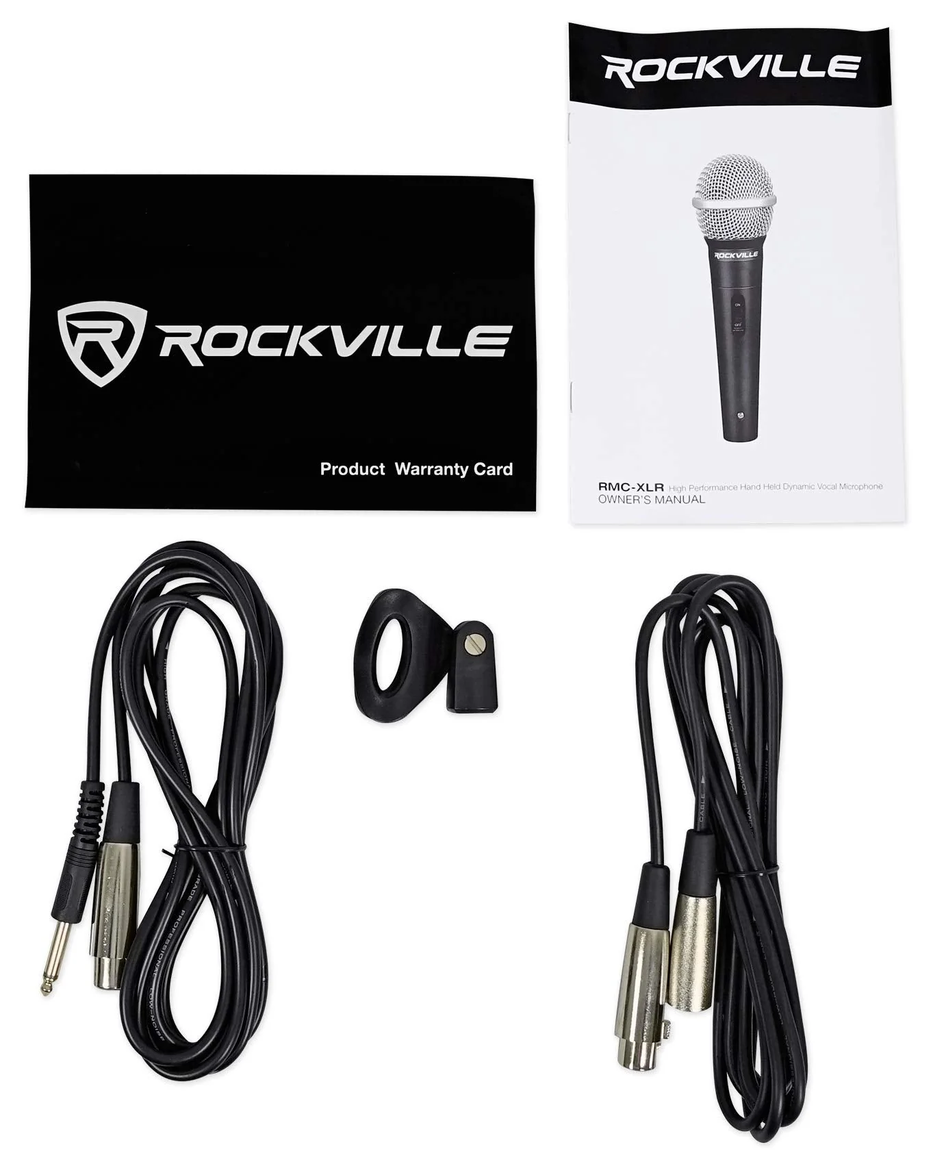 Rockville RMC-XLR Wired Dynamic Microphone, Full Metal Body, M-56 Cartridge, (2) 10 Ft OFC Cables, Mic Clip & Case, for DJs, Karaoke, and Live Performances - Image 7