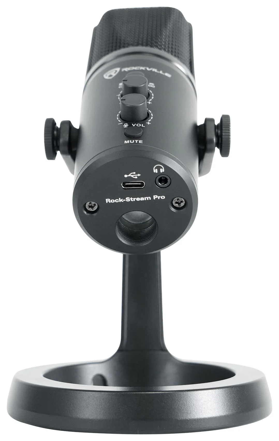 Rockville Rock-Stream PRO Dual Pattern USB Microphone, 24-Bit/192kHz, Cardioid/Bi-Directional, LED Clipping Indicator, Headphone Monitoring, for Gaming, Streaming, Podcasting - Image 5