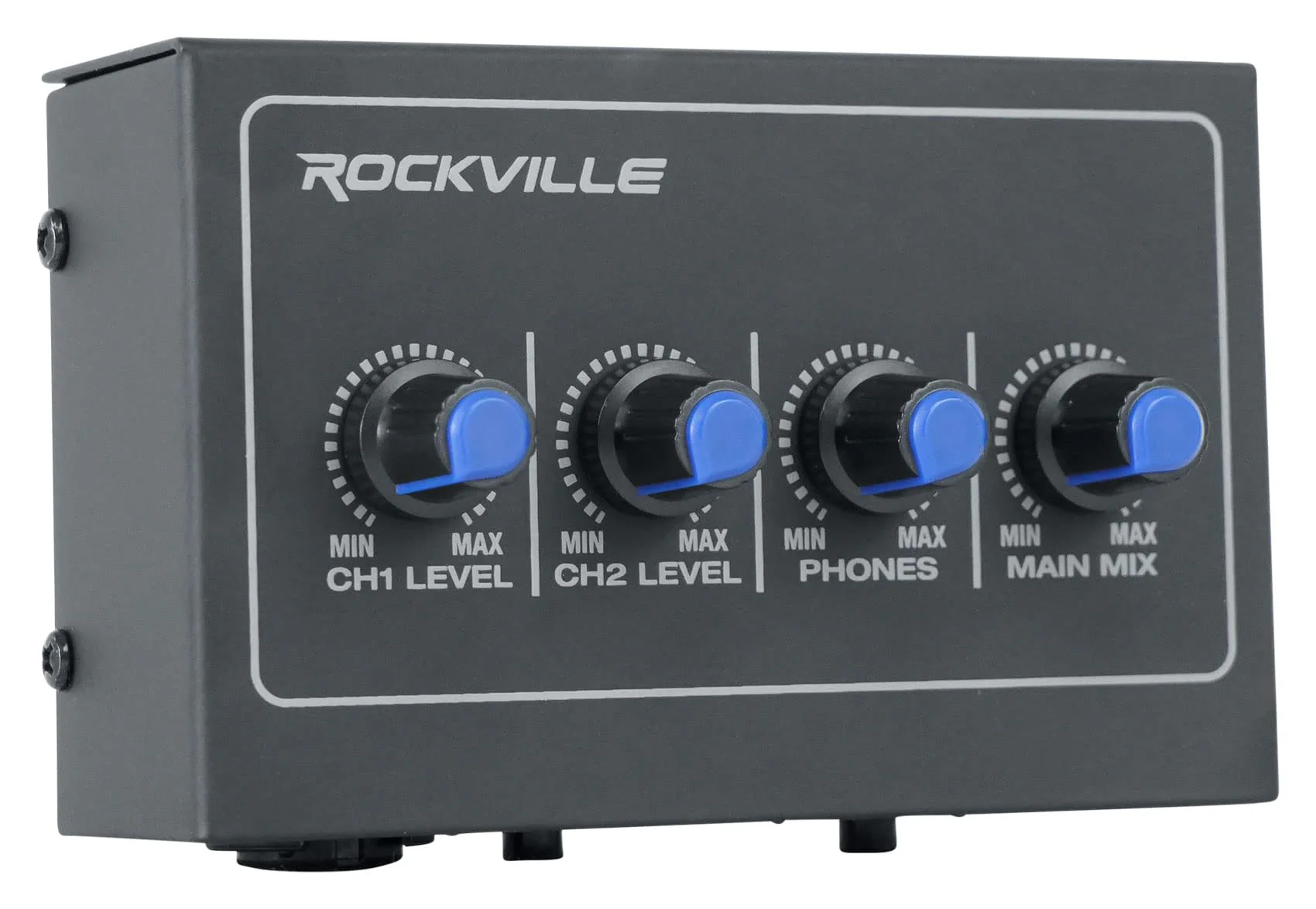 Rockville Rock-U MINI 2x2 USB Computer Recording Interface 24 Bit 192Khz Home Studio, Black - Image 2