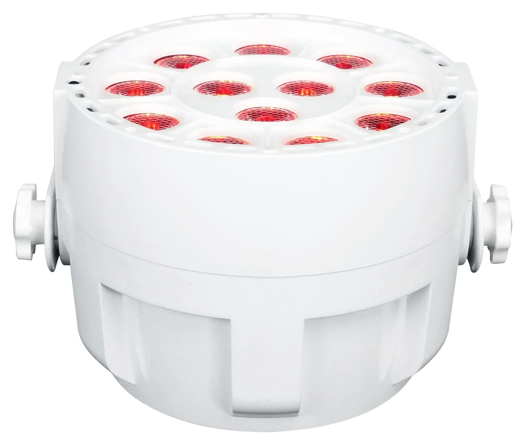 Rockville RockPAR TRI White Compact LED Par Can Light, RGB, 12 Tri-Color LEDs, DMX, Auto/Sound/Master-Slave Modes, Adjustable Beam, Wireless Remote, for DJs and Events - Image 3