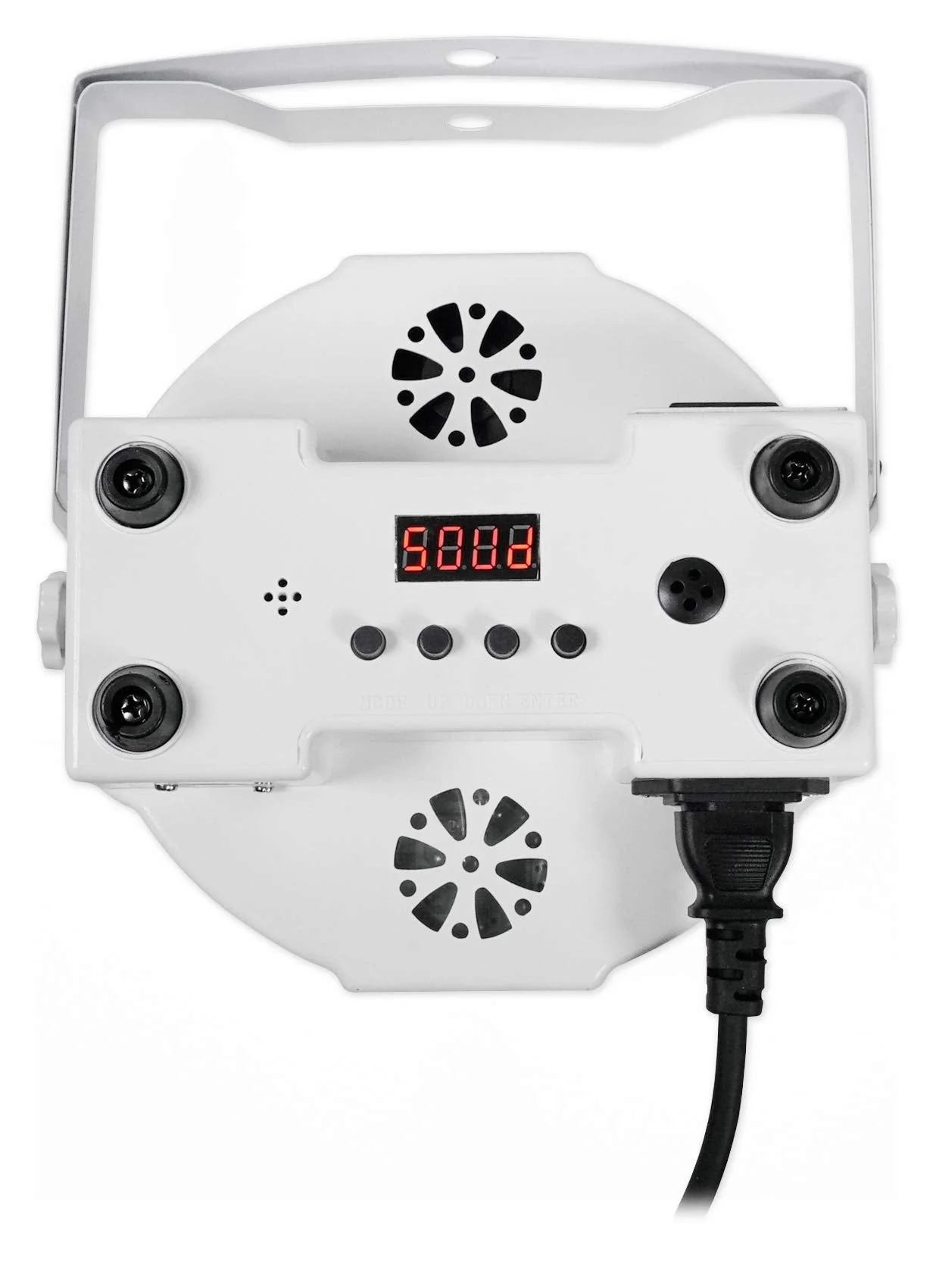 Rockville RockPAR50 White Compact 24W LED RGB Par Can DJ/Club/Stage Wash Light, DMX Control, Daisy-Chain Power, Sound-Activated, for Parties, Weddings, and Live Performances - Image 5