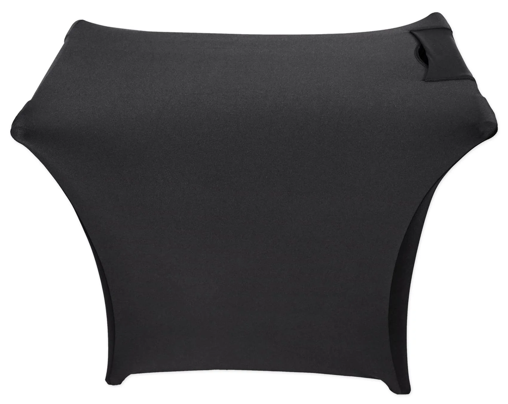 Rockville RSC5B Universal Black DJ Scrim Cloth Cover for X Stand, 360-Degree Coverage, Wrinkle-Resistant, Machine Washable, Perfect for Mobile DJs and Event Performers - Image 2