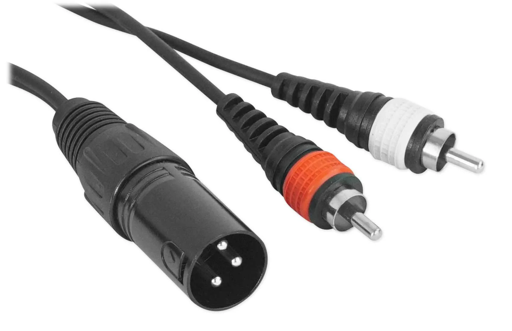 Rockville RXLRDRCA15 15 Ft XLR to Dual RCA Audio Cable 100% Copper, High-Fidelity Sound, Durable Build, Noise-Free Signal, for DJs and Home Audio 15 Foot - Image 2