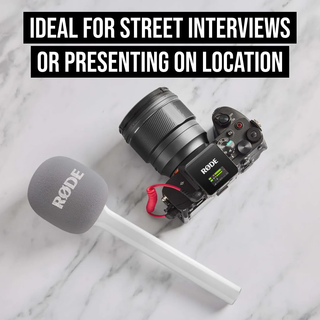 RØDE Interview GO Handheld Adaptor for RØDE Wireless Microphones (White) White - Image 6