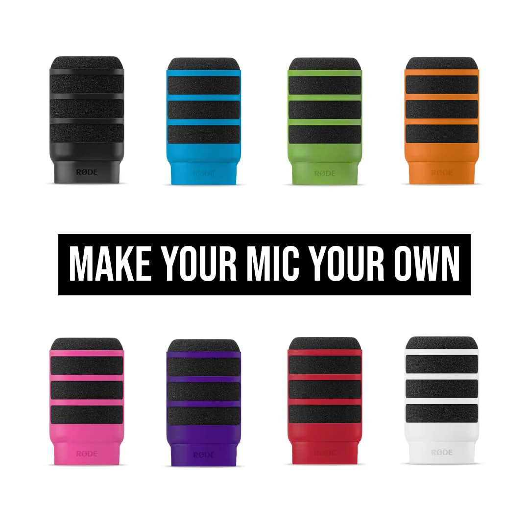 RØDE WS14 Premium Pop Filter for PodMic and PodMic USB (Purple) Purple - Image 2
