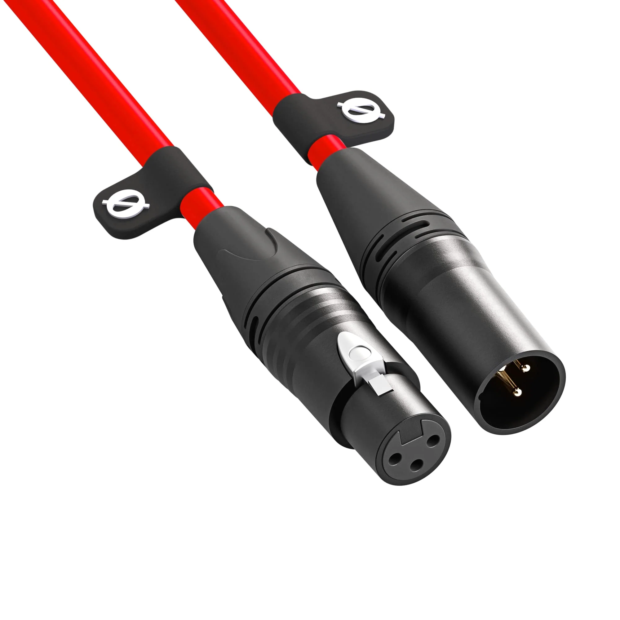 RØDE XLR-3 Premium XLR Cable (3m, Red) 3M - Image 2