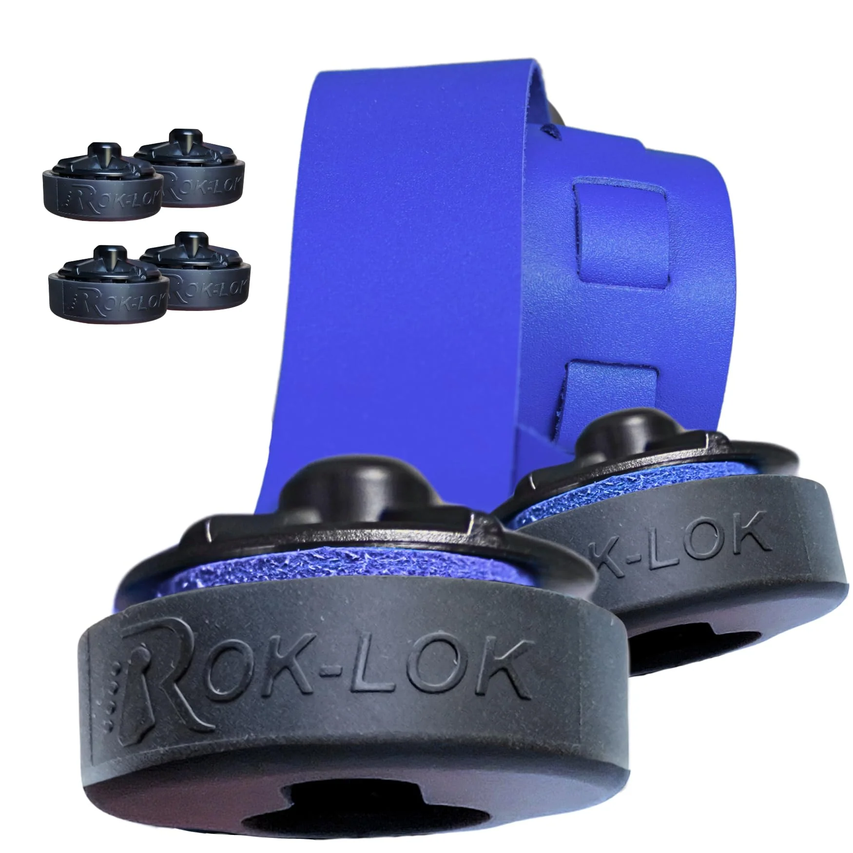 Rok-Lok PRO Guitar Strap Lock 2 PACK- Universal Strap Lock Sets with Anti-Scratch Coating for Electric, Acoustic & Bass Guitars- Guitar Locks with Rubberized Protection- No Mods, No Tools Needed PRO 2-Pack - Image 2