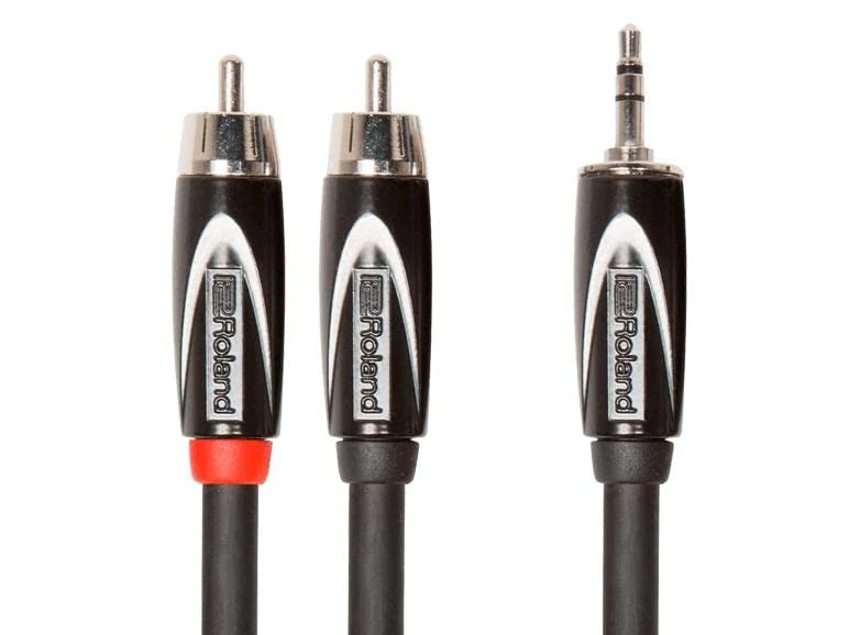 Roland Interconnect Cable 3.5mm TRS to Dual RCA - 3m - 10 Foot (RCC-10-352RV2) - Image 3