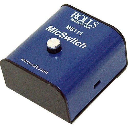 Rolls MS111 Mic Switch Latching or Momentary Microphone Mute Switch with SM Series XLR Microphone Cable -6' - Image 2