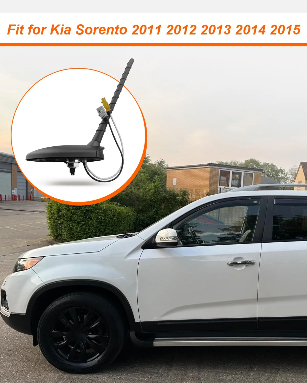 Roof Antenna & Base Fit for Kia Sorento 2011 2012 2013 2014 2015, Replace 96210-1u000 - Image 4