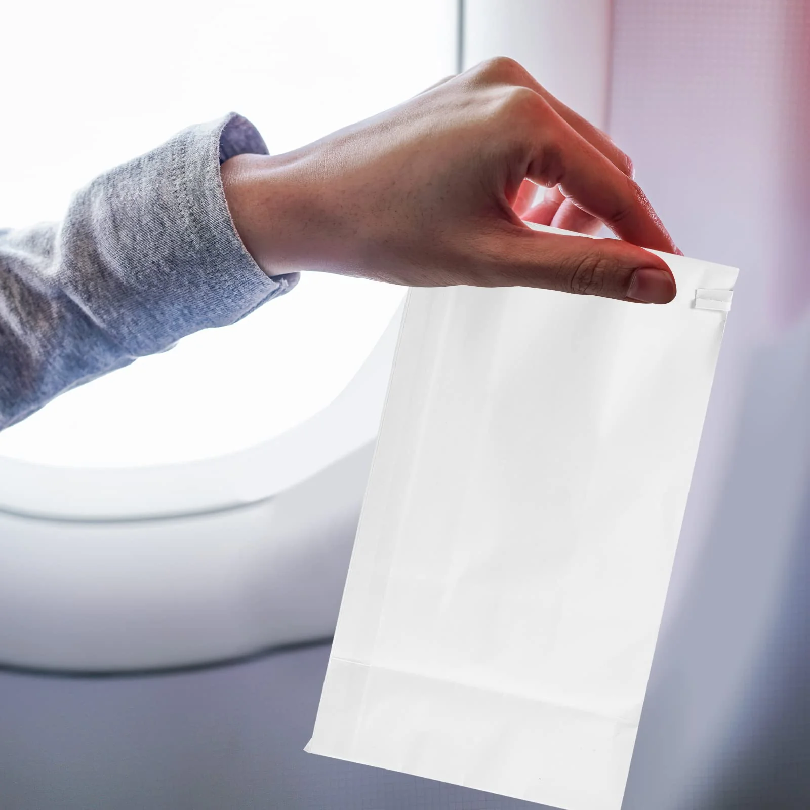 ROSENICE Pack of 25 Crushing Bags for Vomiting and Nausea (White) - Image 6