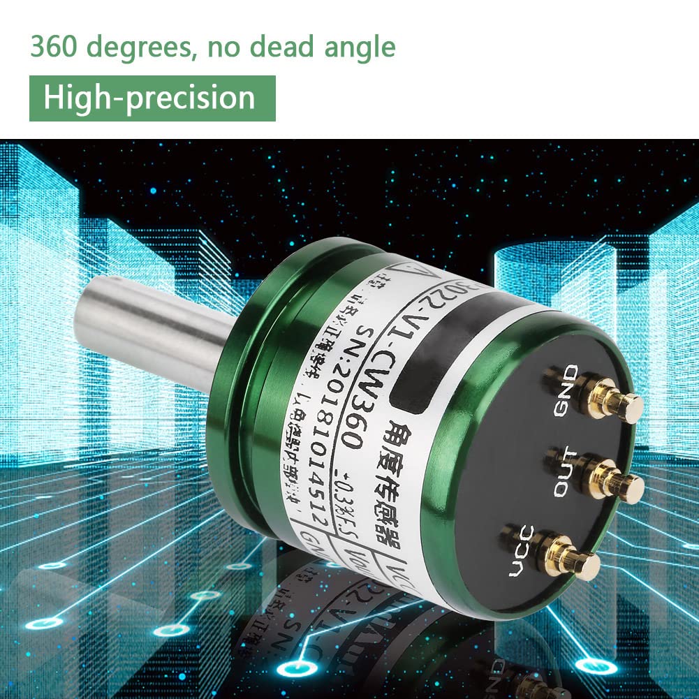 Rotatable Hall Sensor, Rotating Hall Angle Sensor 0-360 Degrees 0.088° Resolution, 12 Bit Rotating Hall Sensor Hall Effect Sensors, Hall Effect Position Sensor, 0-5V Output Full Circle - Image 2