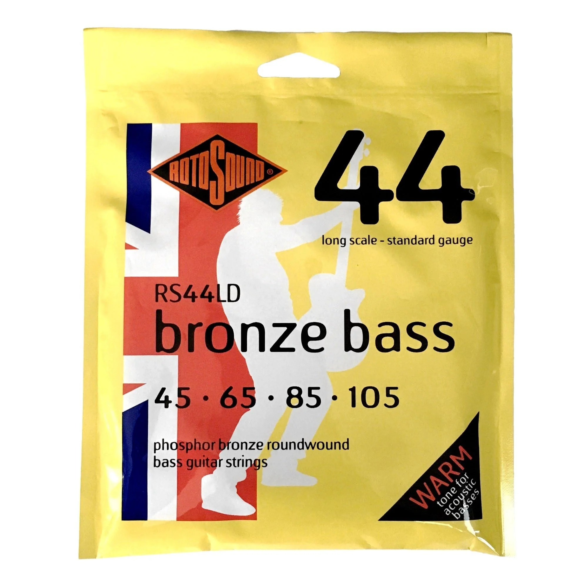 Rotosound RS44LD Phosphor Bronze Bass Guitar Strings (45 65 85 105) - Image 2