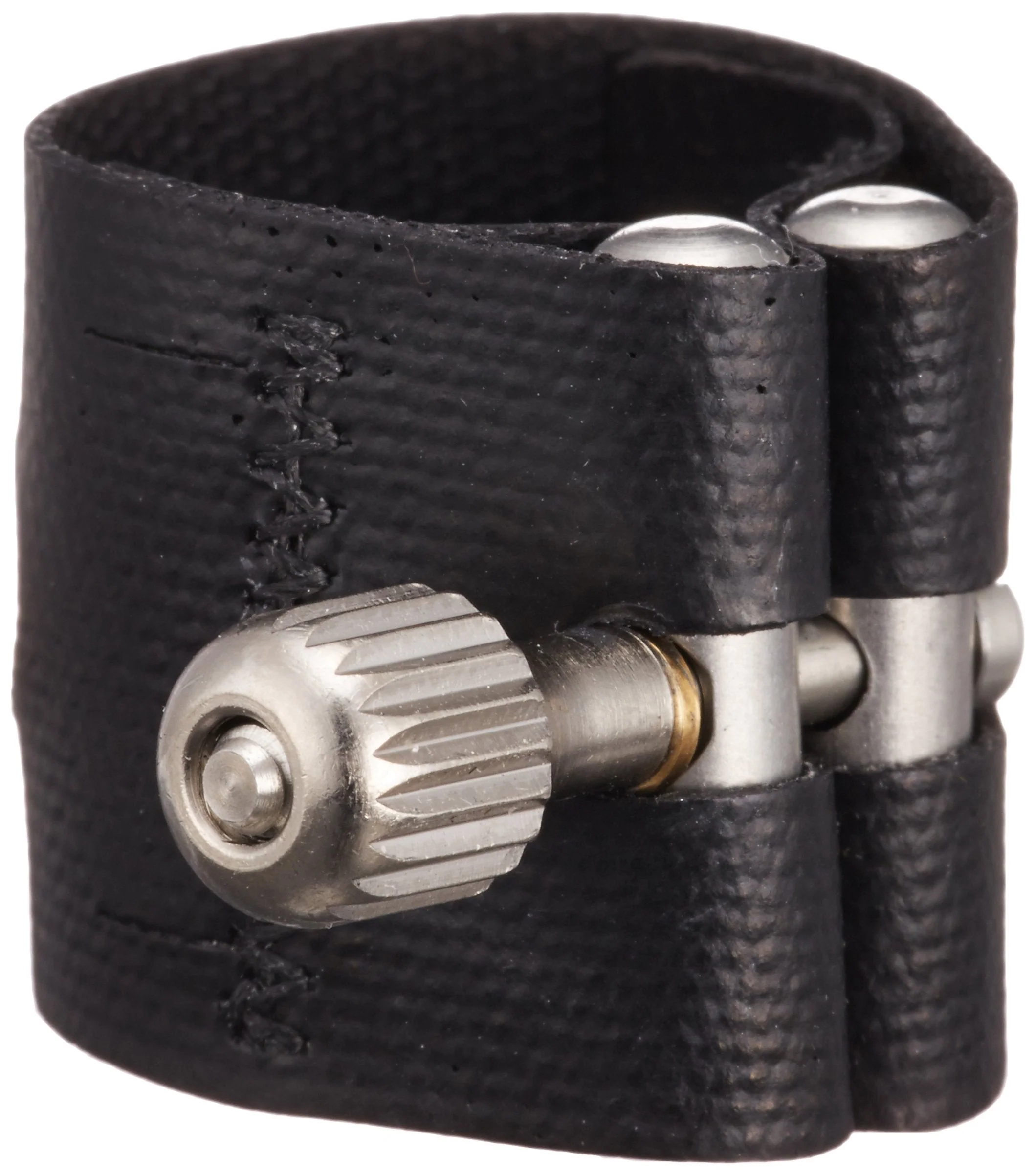 Rovner L4 Light Ligature with Cap for Eb Clarinet, Nickel Fittings - Image 2