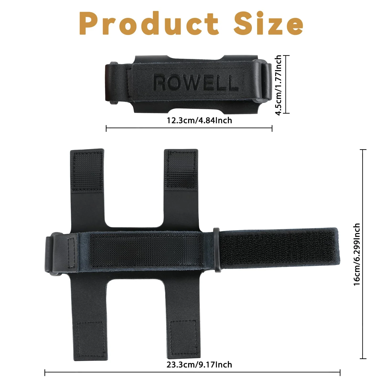 ROWELL French Horn Guard Cowhide French Horn Hand Guard Adjustable French Horn Hand Pad Portable Wear Resistant French Horn Guard French Horn Guard Replacement - Image 4