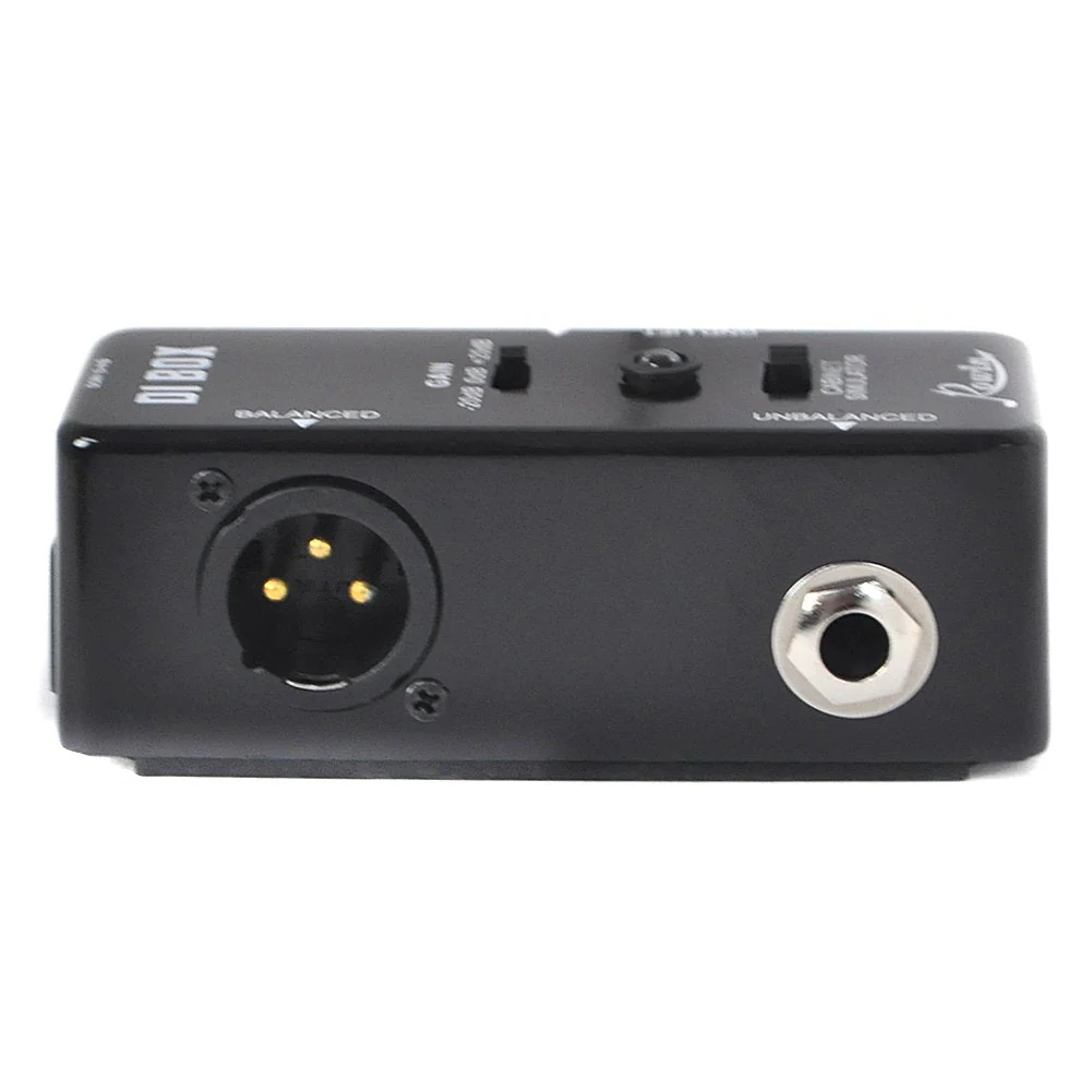 Rowin Guitar Bass Passive DI Box Instrument to Balanced and Unbalanced Micro Direct Box Pedal - Image 6