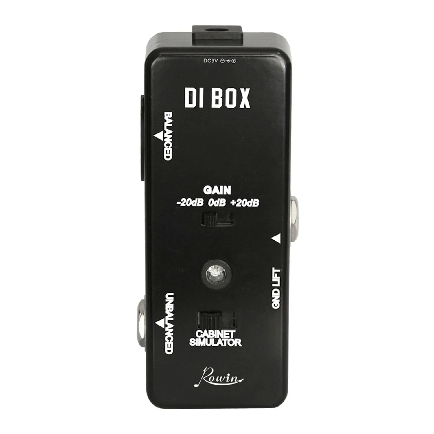 Rowin Guitar Bass Passive DI Box Instrument to Balanced and Unbalanced Micro Direct Box Pedal - Image 7