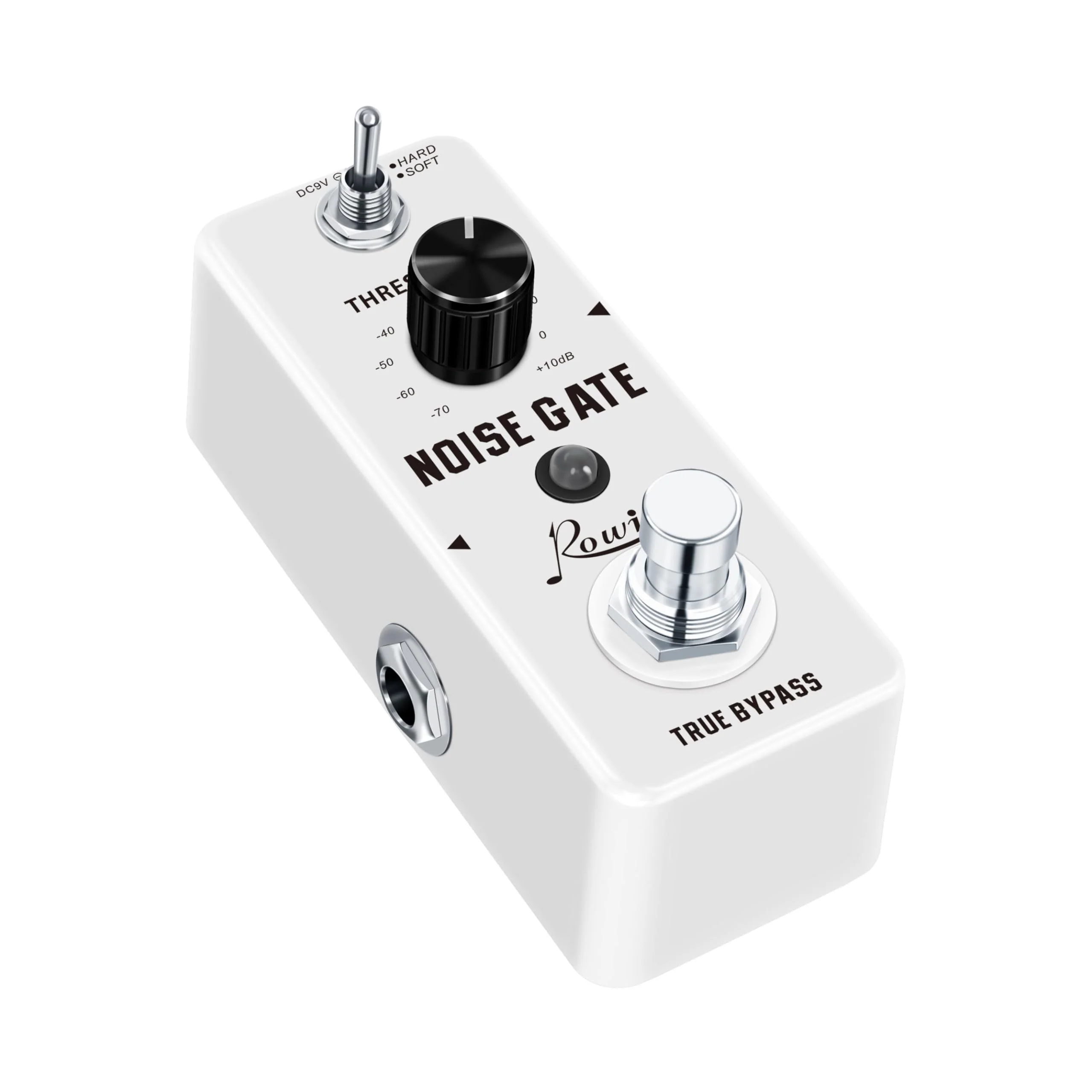 Rowin LEF-319 Noise Gate Pedal - Dual Mode (Hard/Soft) Noise Reduction, Metal Shell, True Bypass, Compact Design (DC 9V Powered, Adapter not Included) - Image 2