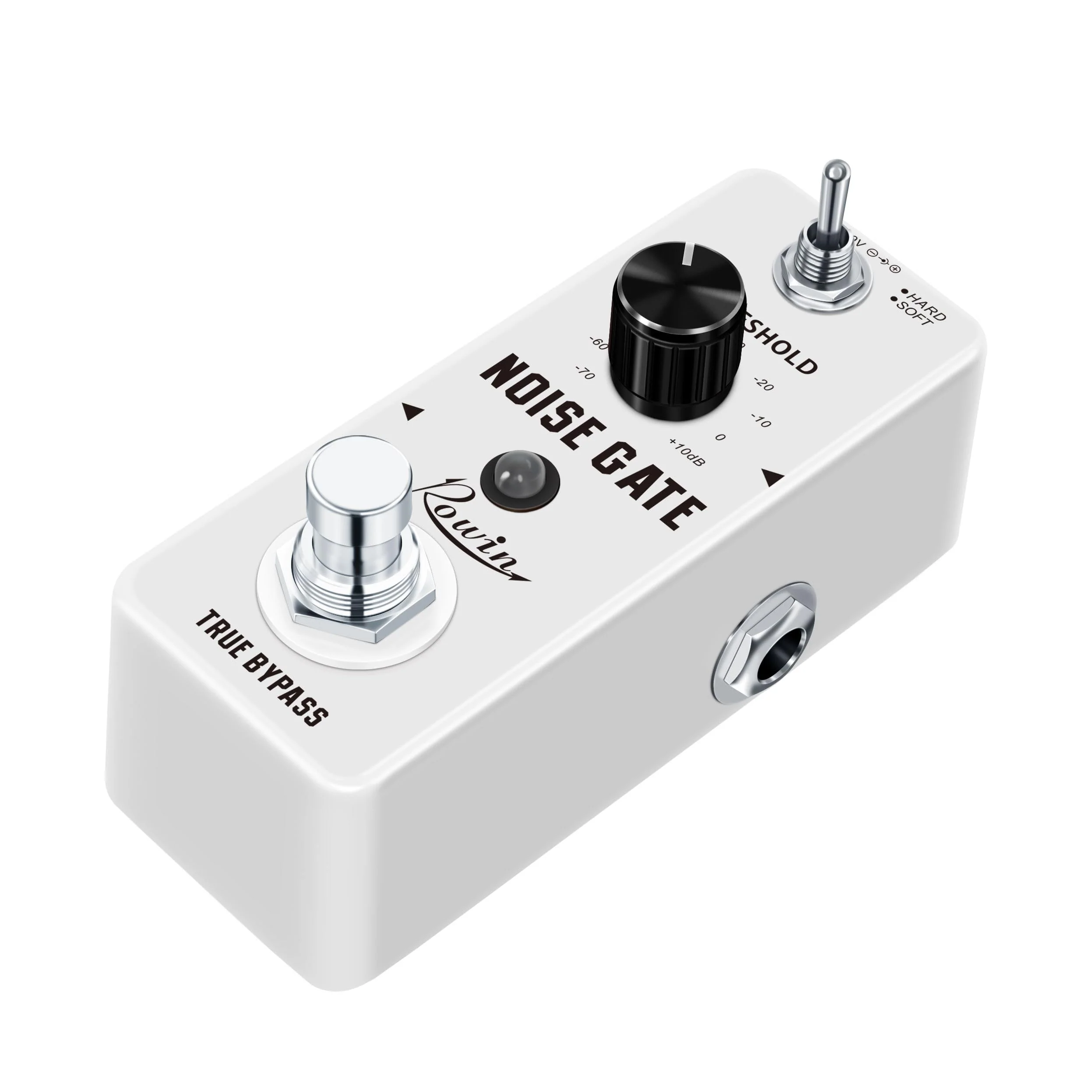 Rowin LEF-319 Noise Gate Pedal - Dual Mode (Hard/Soft) Noise Reduction, Metal Shell, True Bypass, Compact Design (DC 9V Powered, Adapter not Included) - Image 3