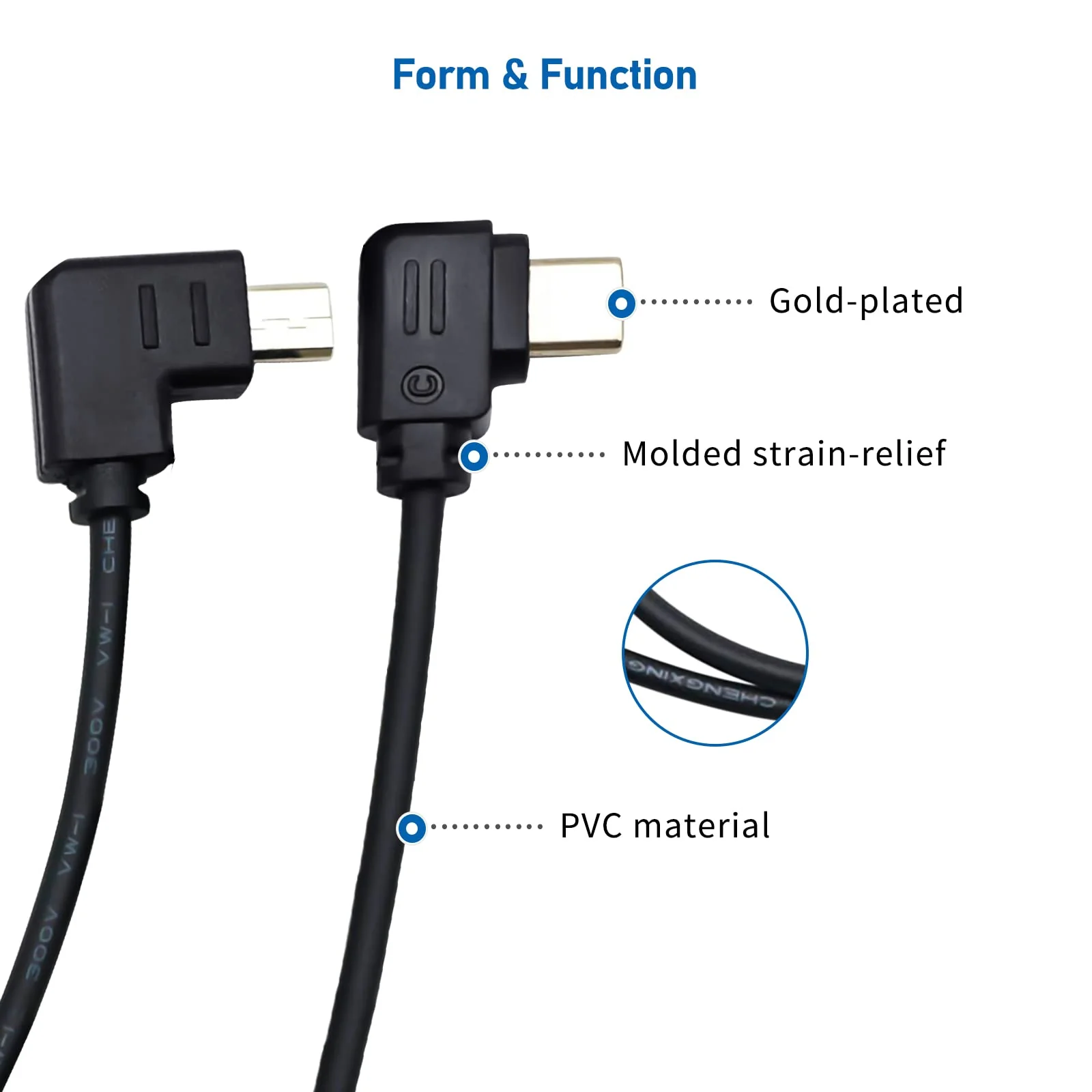 RSS Control Cable, USB-C to Multi-USB Multi-Camera Control Cable for DJI Ronin-SC to for Sony A9, A7, A7S, A7/A7S/A7R II, A7/A7R III 30cm (Upwards) - Image 3
