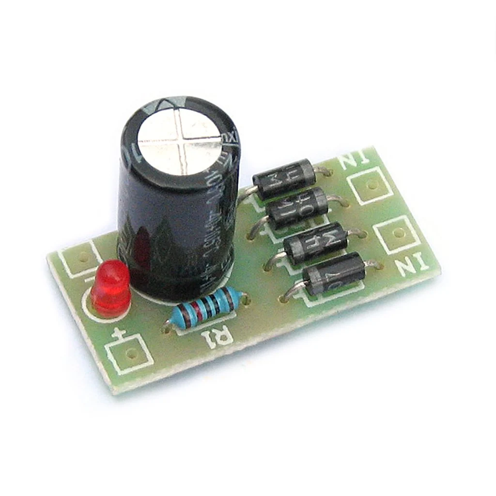 Rtengtunn AC-DC Converter 6/12/24V to 12V Full Bridge Rectifier Filter Power Supply Module - Image 4