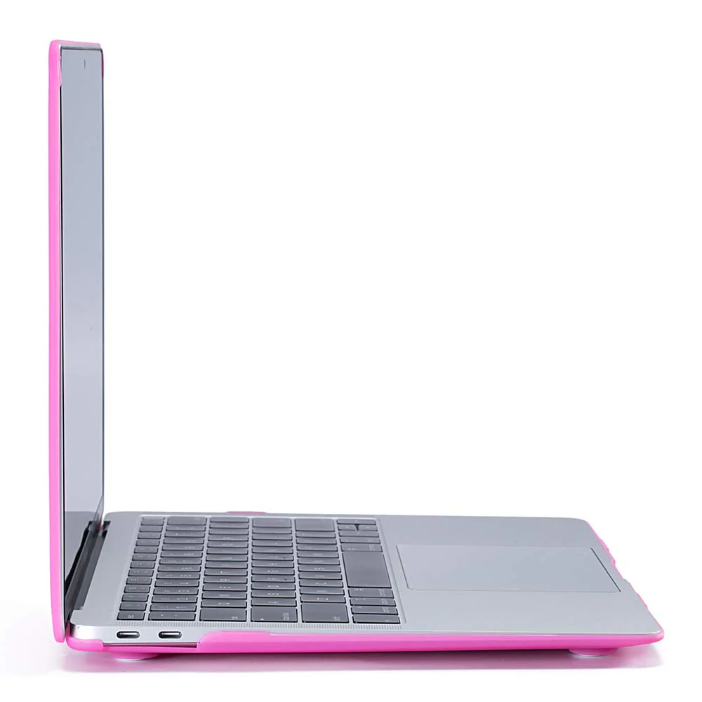 Ruban case for MacBook Air 13 Inch A2337 (M1) / A2179 / A1932 (2021 2020 2019 2018 Release) - Snap On Hard Shell Case Cover for MacBook Air 13 Retina Display with Touch ID, (Hot Pink) Hot Pink - Image 5