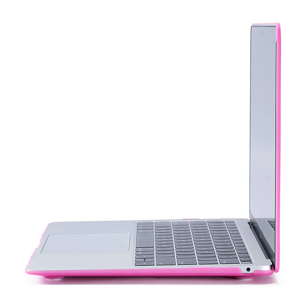 Ruban case for MacBook Air 13 Inch A2337 (M1) / A2179 / A1932 (2021 2020 2019 2018 Release) - Snap On Hard Shell Case Cover for MacBook Air 13 Retina Display with Touch ID, (Hot Pink) Hot Pink - Image 6
