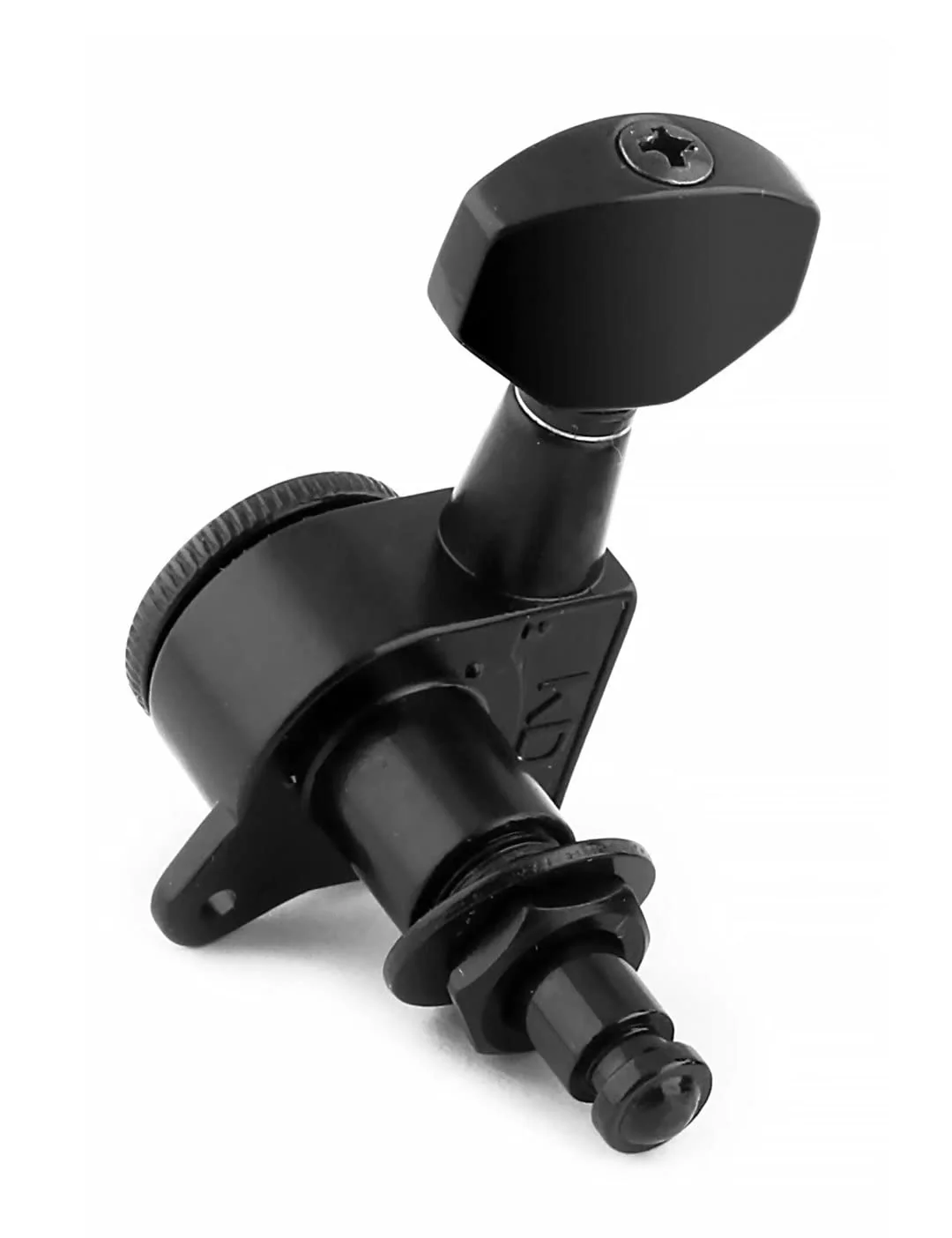 Rubatone Locking Guitar String Tuning Pegs Sealed Machine Heads Tuners Tuning Keys 6 In Line for Right Handed Electric Guitar or Acoustic Guitar Black. - Image 3