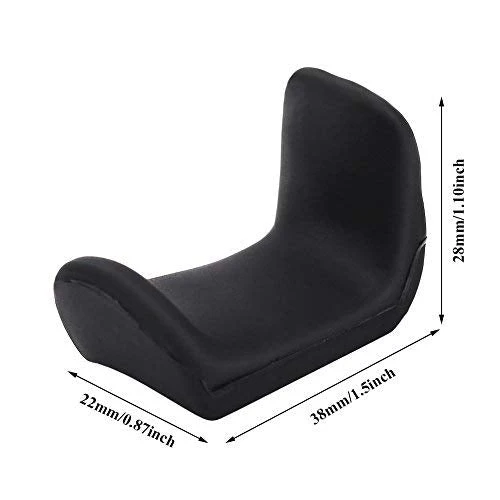 Rubber Clarinet Thumb Rest Cushion Protector 2pcs Comfortable Oboe Thumb Cushion 1.45-1.75cm Rubber Thumb Finger Rest Cushion for Oboe Clarinet Instruments(1.5mm+3.5mm) - Image 3